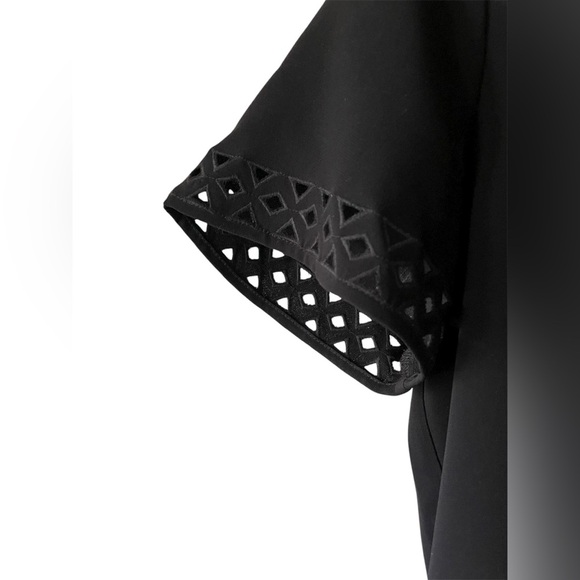 Madewell Ballad Tunic Dress Black Short Sleeve Mini Dress Size 6 - Picture 5 of 7